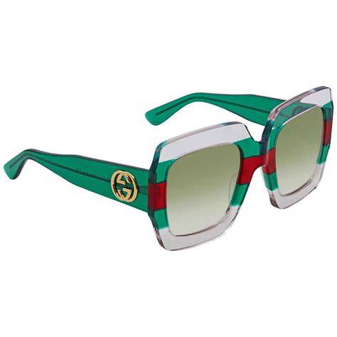 gucci 59mm geometric sunglasses|57mm gradient square sunglasses gucci.